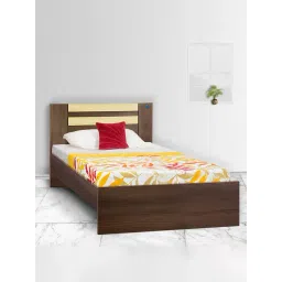 Delite Kom Woody Acacia Dark Engineered Wood Single Bed-picture-30
