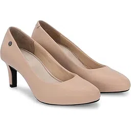 delize Beige Women mid Heel Pumps 59684-picture-47