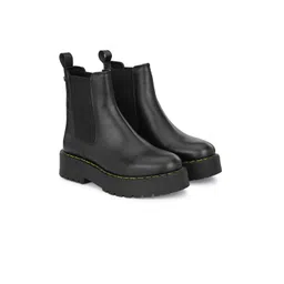 Delize Men Mid-Top Vegan Leather Chelsea Boots-picture-32