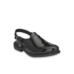 Delize Men's Black Back Strap Sandals-picture-19