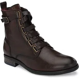 delize Men's Black tan Brown Party Boots-picture-49