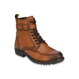 Delize Men's Tan Derby Boots-picture-17