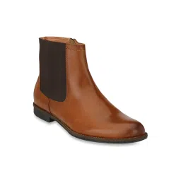 Delize Men's Tan Formal Boots image 1