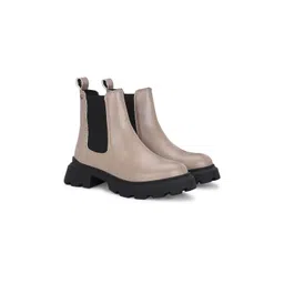Delize Women Causal Round Toe Chelsea Boots-picture-21
