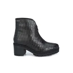 Delize Women's Black Casual Booties-picture-35