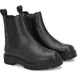 delize Womens Black Chelsea Ankle Boots 59693-picture-30