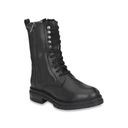 Delize Women's Black Derby Boots-picture-20