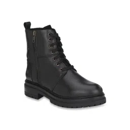 Delize Women's Black Derby Boots-picture-47