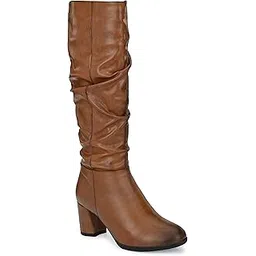 delize Women's Black Knee Boots-picture-16