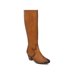 Delize Women's Tan Casual Booties-picture-27