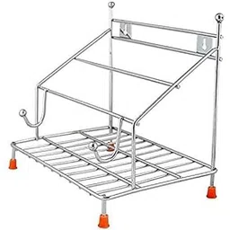 demiqon Utensil Kitchen Rack Multipurpose Chakla Belan Stand /Kitchen Organizer for Rolling Board, Pin & Tawa Steel-picture-15