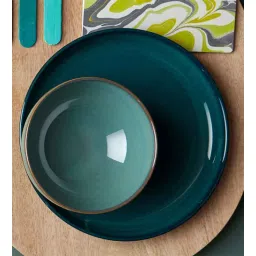 denby Greenwich Green Stoneware 1 Pc Dinner Plate-picture-16