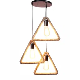 DENICRAAS Black & Beige Textured Industrial Ceiling Lamp-picture-11