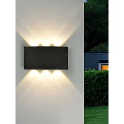 DENICRAAS Black Iron Traditional Rectangle Shaped Wall Lamp image 4