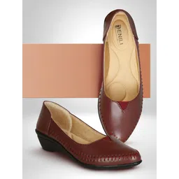 denill Girls Wedge Heel Ballet Flats Bellies For Women-picture-27