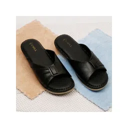Denill Women Black Comfort Sandals-picture-22
