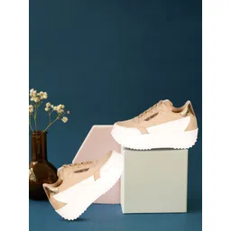 Denill Women Colourblocked Lace-Ups High-Top Sneakers-picture-25