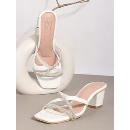 Denill Women Embellished Block Heel Sandals-picture-23