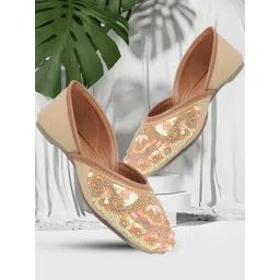 Denill Women Embellished Ethnic Mojaris Flats-picture-14