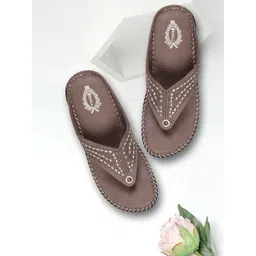 Denill Women Embellished Open Toe Flats-picture-11