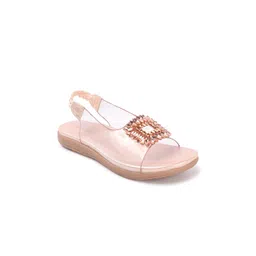 Denill Women Embellished Open Toe Flats image 5