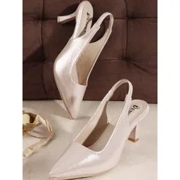 Denill Women Peach Pumps Heels-picture-36