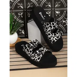 Denill Women Printed Open Toe Flats-picture-18