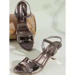 Denill Women Synthetic Casual Silver Heels-picture-37