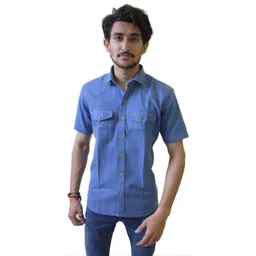 DENIMKING Men Blue Kurtas-picture-24