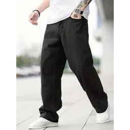 DENIMLOOK Men Relaxed Fit Stretchable Baggy Jeans-picture-28