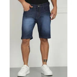 DENIMLOOK Men Washed Denim Shorts-picture-29