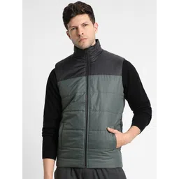 Dennis Lingo Colourblocked Quilted Jacket-picture-15