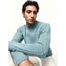 Dennis Lingo Men Cable Knit Pullover-picture-40