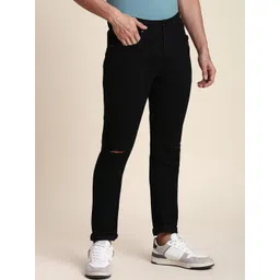 Dennis Lingo Men Slim Fit Slash Knee Stretchable Jeans-picture-41