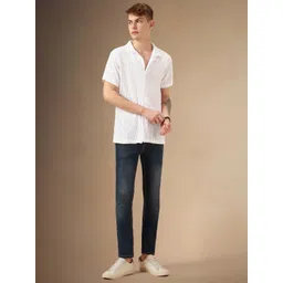 Dennis Lingo Men Smart Opaque Striped Casual Shirt-picture-38