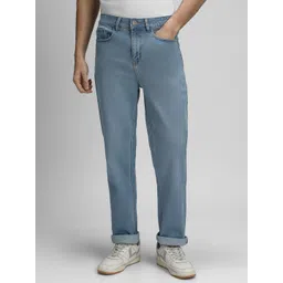 Dennis Lingo Men Straight Fit Mid-Rise Clean Look Stretchable Jeans-picture-20