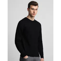 Dennis Lingo Round Neck Acrylic Pullover-picture-21