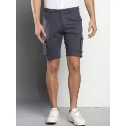Dennis Lingo Steel Grey  Slim Fit Shorts-picture-14