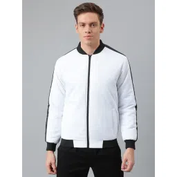 Dennis Lingo White Regular Fit Bomber Jackets-picture-11