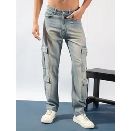 DENNISON Men Baggy Fit Korean Cargo Jeans-picture-31