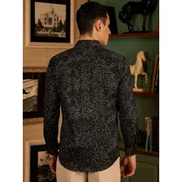 DENNISON Men Paisley Printed Spread Collar Casual Shirt image 3