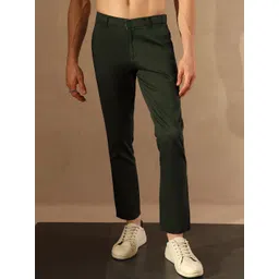 DENNISON Men Smart Straight Fit Formal Trousers-picture-31