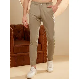 DENNISON Men Smart Tapered Fit Easy Wash 4-Way Lycra Trouser-picture-25