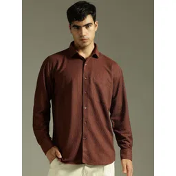 DENNISON Relaxed Fit Textured Drop-Shoulder Sleeves Relaxed Fit Shirt-picture-22