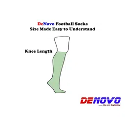 DeNovo New Shin Guard and Lycra Socks Football Kit image 5