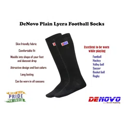 DeNovo New Shin Guard and Lycra Socks Football Kit image 3
