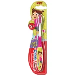Dentoshine Comfy Grip Toothbrush For Kids (ages 5+) - Pink-picture-15
