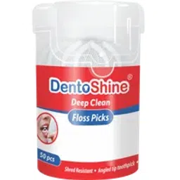 Dentoshine Deep Clean Floss Picks - 50 Ct Can-picture-14