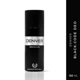 DENVER Black Code Deo - 150ML | Long Lasting Deodorant Body Spray for Men image 1