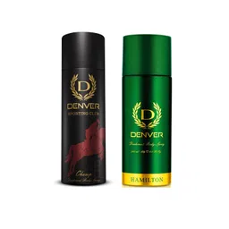 Denver Men Set of 2 Long Lasting Deodorant - Hamilton 200ml & Sporting Club Champ 200ml-picture-38
